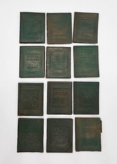 Little Leather Library Books Green Cover Man Without A Country by Hale