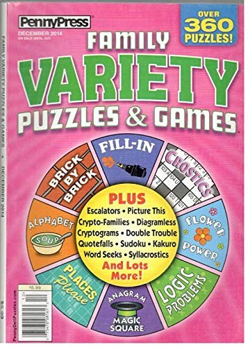 FAMILY VARIETY PUZZLES & GAMES DECEMBER 2014
