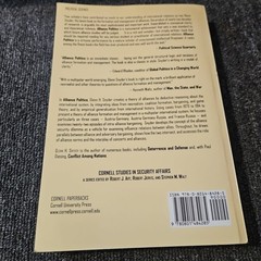 Alliance Politics (Cornell Studies in Security Affairs)