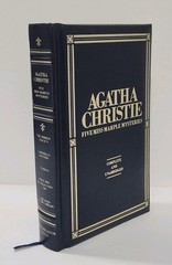Agatha Christie – Five Miss Marple Mysteries – Longmeadow Press 1985 Leather