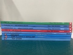 Disney Reading Picture Books Lot of 8 Books Hardcover. Reading Levels 1,2&3.