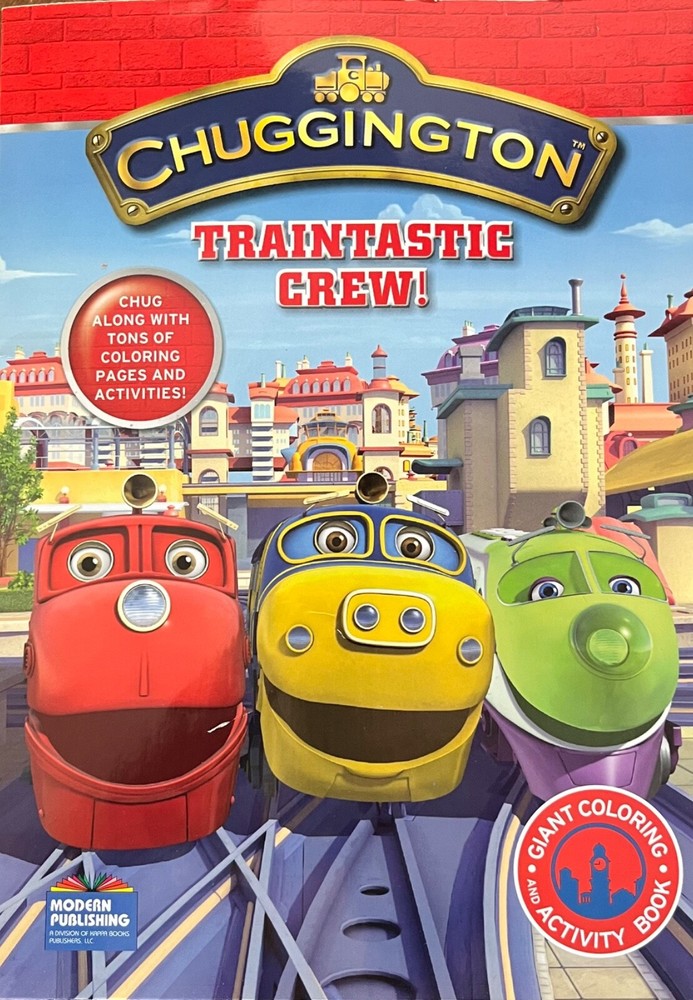 Chuggington Jumbo Coloring Book: Activity Book, train coloring book