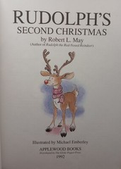 Applewood Bks.: Rudolph’s Second Christmas by Michael Emberley (1992, Hardcover)