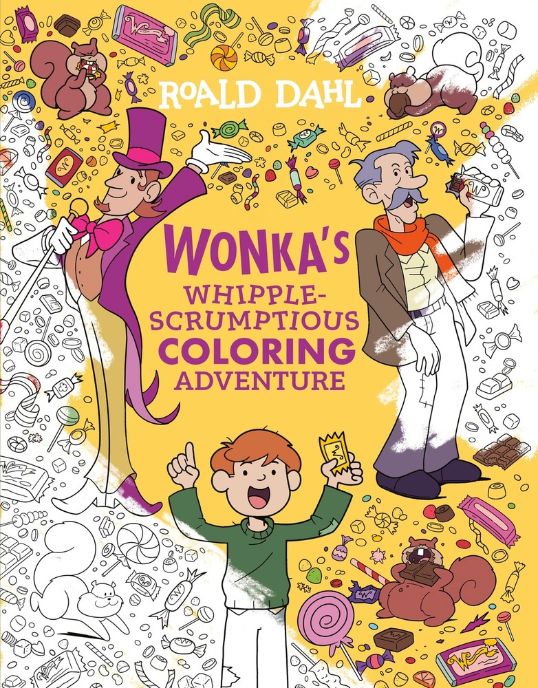 Wonka’s Whipple-Scrumptious Coloring Adventure Multicolor