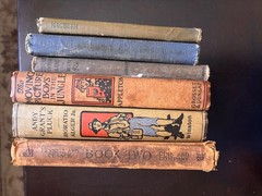 6 ANTQ. BOOKS, ANDY GRANT’S PLUCK, MOVING BOYS, Lady o Lake,Macbeth see pics