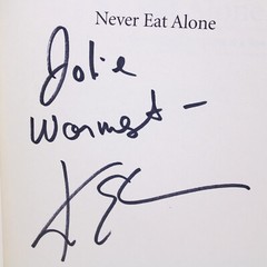 SIGNED NEVER EAT ALONE By Keith Ferrazzi With Tahl Raz 2005 HC w/DJ 1st Edition
