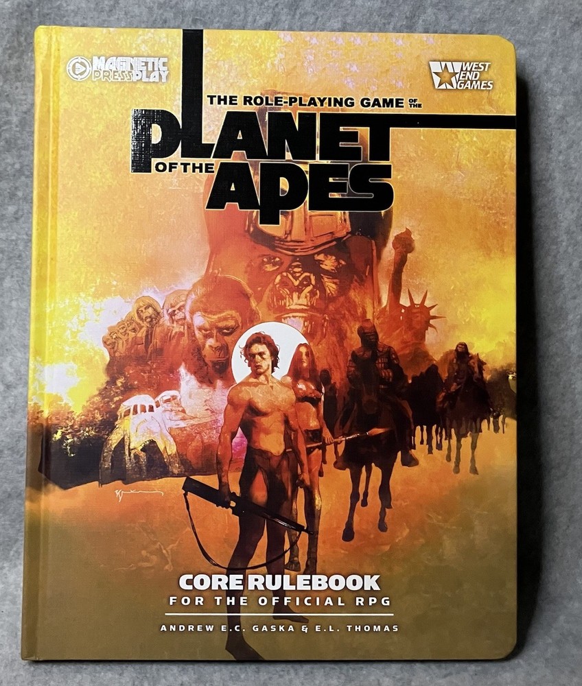 Planet Of The Apes Role Playing Game Core Rulebook Hardcover West End Games