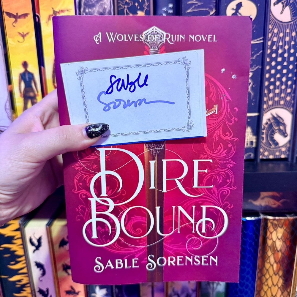 Direbound Out Of Print OOP Indie by Sable Sorensen RARE with Signed Bookplate