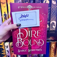 Direbound Out Of Print OOP Indie by Sable Sorensen RARE with Signed Bookplate