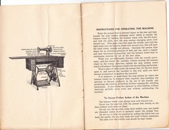 SINGER 66-1 Sewing Machine Instruction Manual – RUGGED WIRE BOUND – TOUGH JACKET