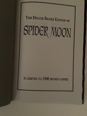Spider Moon by John Shirley, 1st Limited Edition (not signed) Cemetery Dance New