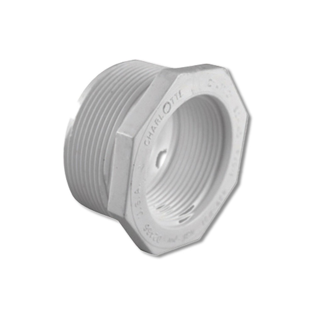 Charlotte Pipe Schedule 40 1-1/2 in MPT X 1/2 in FPT PVC Bushing PVC 02112 2800