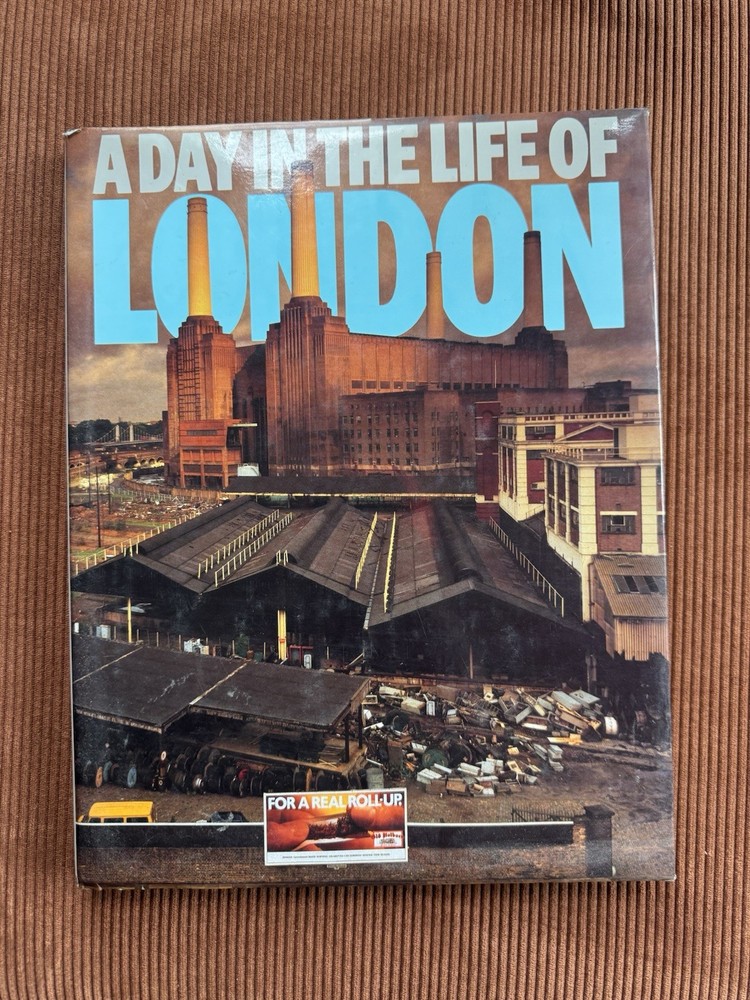 A DAY IN THE LIFE OF LONDON 1984 Photography Book. Coffee Table London Book.