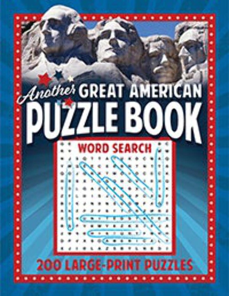 NEW Applewood Books Another Great American Puzzle Book, 9781945187599 Grab A Pe