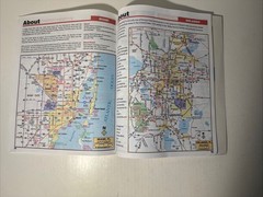 Florida Highway Atlas 2008 Kappa Universal Map Orlando Miami FL Street Guide