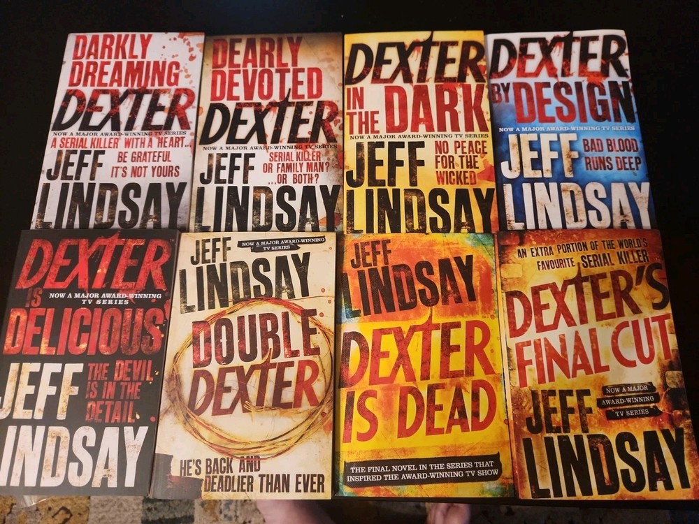 DEXTER Complete Book Series – Lot of 8 – Paperback – Jeff Lindsay