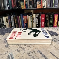 Jurassic Park – Michael Crichton (1990, Hardcover) First Edition/8th Print, G