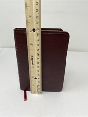 HCSB Large Print Compact Bible • Burgundy Bonded Leather (2005, Holman)