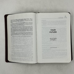 JACK VAN IMPE PROPHECY BIBLE Jack Van Impe Hardcover Faux Leather Burgundy
