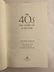 Stories from the New Yorker 6 Books 1940s ’50s ’60s Fiction Profiles Love Poetry