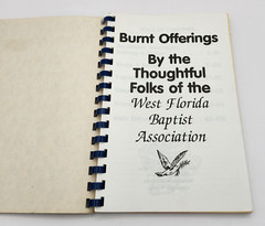 Burnt Offerings West Florida Baptist Association Cookbook Recipes 1994