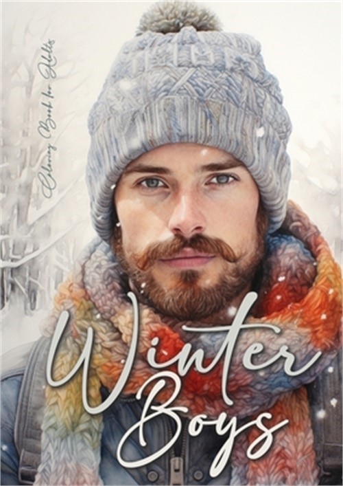 Winter Boys Coloring Book for Adults: Grayscale Winter Fashion Coloring Book Boy