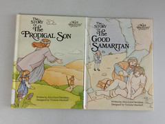 Davidson ALICE IN BIBLELAND Series Vintage 1980s HC Kids Book Lot of 14 Titles