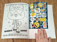 The Emoji Movie Coloring and Activity Book with Crayons includes Stickers