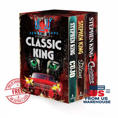 Stephen King 3 Book Box Set Christine Cujo Pet Sematary Horror Collection