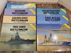 Lot Of 7 WARSHIP SERIES #1-#7 Pictorial Histories PB Books USS Navy Ships