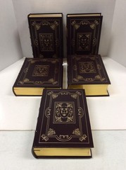 THE OXFORD COMPANION: LOT OF 5 EASTON PRESS LEATHER-BOUND HC