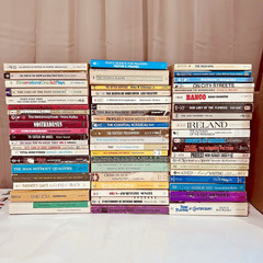 HUGE Book Lot of 60 Vintage Mixed Paperback Books