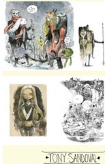 Organica Sketch Drawing Book 2023 Rain Of Doom & Tony Sandoval