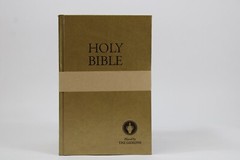 Holy Bible ESV Placed Gideons English Standard Version Hardcover 2013 Gold New