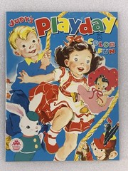 Lot Of 7 Vtg Coloring Books 1958 Boys and Girls #1218 Irma Wilde HICKOK Heidi