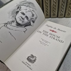 Daphne Du Maurier x6 Novel Collectable Hardcover Heron Vintage Embossed Gold Lot