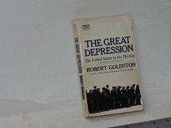 GREAT DEPRESSION UNITED STATES IN THIRTIES BY ROBERT GOLDSTON FAWCETT PB 1968.
