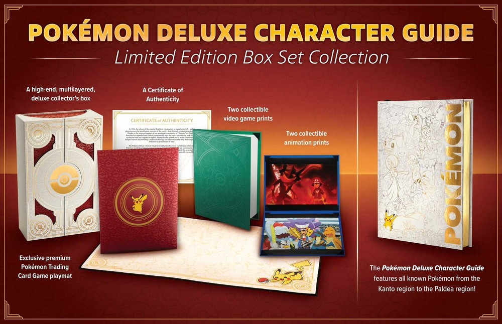 Pokémon Deluxe Character Guide Limited Edition Box Set Collection [PRESALE]