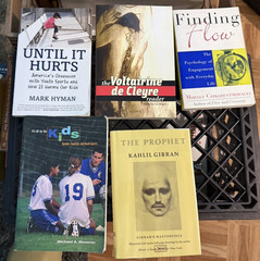Mix Lot Of 12 Random Books – Yoga/Pilates, Poetry, Sports, Kids, Education