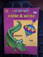 Golden Color & Write Learn & Practice ABCs First Fun Preschool Activities…