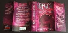 SUZANNE COLLINS SIGNED 1st Printing – Gregor and the Code of Claw, w/ Bookmark!