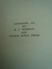 California Garden Flowers by Edward Wickson 1923 Second Edition 255 Pages