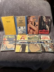22 VINTAGE PAPERBACK PULP EROTIC SLEAZE SMUT GGA BOOKS 1950s 1960s RARE 1970’s
