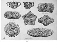 Libbey ^Redux^ American Brilliant Cut Glass and engraved catalog/book Amberina