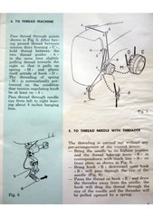 NECCHI Lycia 524 522 Sewing Machine Instruction Manual – WIRE BOUND – COVERS