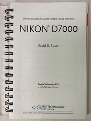 David Busch’s Compact Field Guide for the Nikon D7000 by David D. Busch, 2012 PB