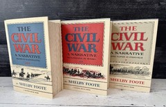 The Civil War A Narrative 3 Vol Set Shelby Foote Slipcase Maps History 1958 HCDJ