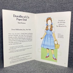 *4* Vtg Dover Books- Wizard Of Oz Paper Doll, Stained Glass, Tattoos, Stencils +