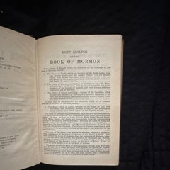 The Church of Jesus Christ of Latter-day Saints Book of Mormon 1900 1st HC