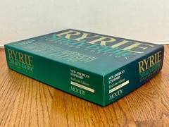 NASB Ryrie Study Bible Expanded Edition Black Bonded Leather Red Letter w/ Box